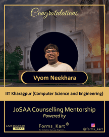 FormsKart Top Mentored NIT/IIIT Achiever