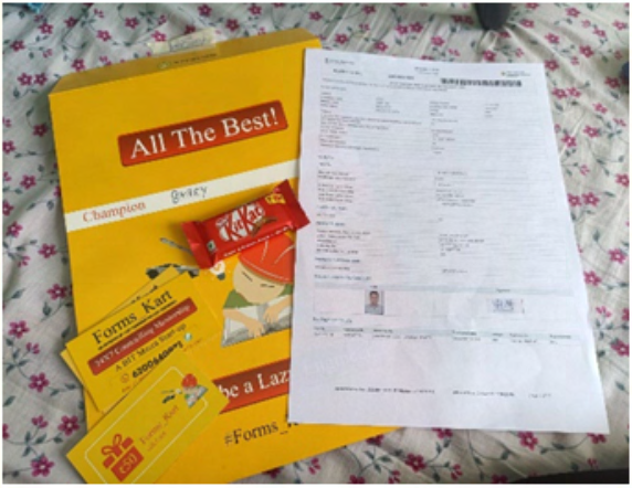 Admit card delivery sample 3